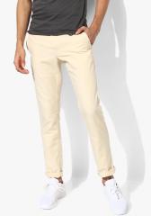 Tommy Hilfiger Beige Solid Slim Fit Chinos men