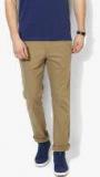 Tommy Hilfiger Khaki Self Design Regular Fit Chinos men