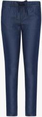 Tommy Hilfiger Navy Blue Regular Fit Mid Rise Jeans girls