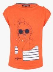 Tommy Hilfiger Orange Casual Top girls