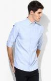 Topman Light Blue Solid Casual Shirt men