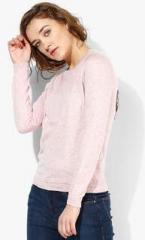 Topshop Ottoman Rib Detail Crew Jumper women