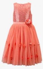 Toy Balloon Kids Peach Party Dress girls