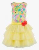 Toy Balloon Kids Yellow Party Dress girls