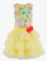 Toy Balloon Kids Yellow Party Dress girls