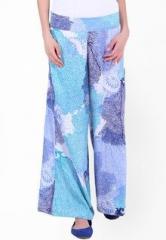 Trend18 Blue Printed Palazzo women