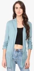 Trend Arrest Blue Solid Shrug women