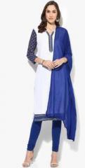 Tripti Blue Solid Cotton Dupatta women