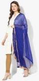 Tripti Blue Solid Dupatta Women