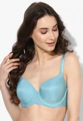 Triumph Aqua Blue Solid Padded Bra women