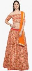 Triveni Sarees Multicoloured Printed Lehenga women