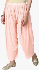 Truebrowns Peach Woven Design Salwar women