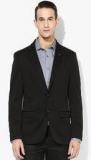 Turtle Black Solid Blazer Men