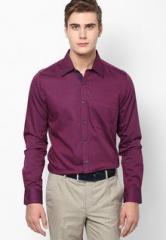 Turtle Maroon Slim Formal Shirt men