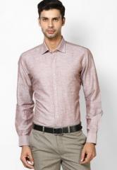 Turtle Solid Brown Formal Shirt men