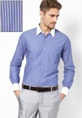 Turtle Striped Blue Formal Shirt men