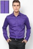 Turtle Striped Purple Slim Formal Shirt men