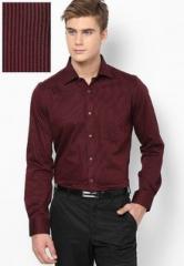 Turtle Striped Red Slim Formal Shirt men