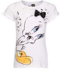 Tweety White Casual Top girls