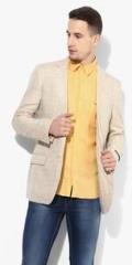 U S Polo Assn Beige Checked Blazer men