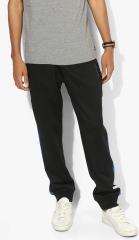 U S Polo Assn Black Solid Joggers men