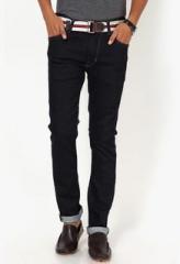 U S Polo Assn Black Solid Skinny Fit Jeans men