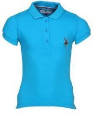 U S Polo Assn Blue Polo T Shirts girls