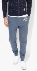 U S Polo Assn Blue Solid Slim Fit Track Pants men