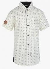 U S Polo Assn Cream Casual Shirt boys