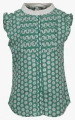 U S Polo Assn Green Casual Top girls