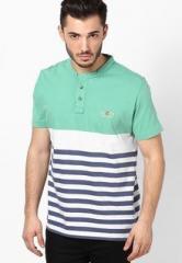 U S Polo Assn Green Henley T Shirt men