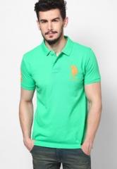 U S Polo Assn Green Slim Fit Polo T Shirt men