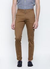 U S Polo Assn Khaki Slim Fit Solid Chinos men