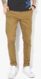 U S Polo Assn Khaki Solid Regular Fit Chinos men