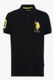 U S Polo Assn Kids Black T Shirt boys