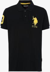 U S Polo Assn Kids Black T Shirt boys