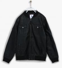 U S Polo Assn Kids Black Winter Jacket boys