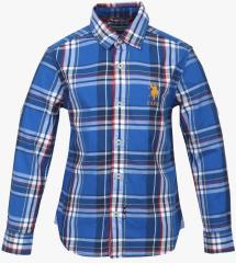 U S Polo Assn Kids Blue Casual Shirt boys