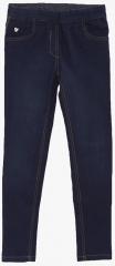 U S Polo Assn Kids Blue Mid Rise Jeans girls