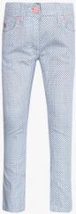 U S Polo Assn Kids Blue Regular Fit Trouser girls