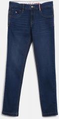 U S Polo Assn Kids Blue Slim Fit Mid Rise Clean Look Jeans boys