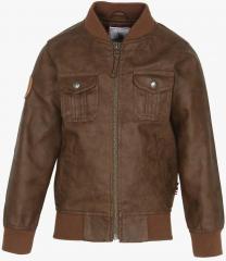 U S Polo Assn Kids Brown Jacket boys