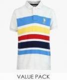 U S Polo Assn Kids Multicoloured Polo T shirt boys