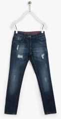 U S Polo Assn Kids Navy Blue Slim Fit Jeans girls