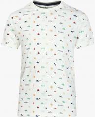 U S Polo Assn Kids Off White Regular Fit T shirt boys