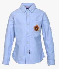 U S Polo Assn Light Blue Casual Shirt boys