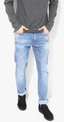 U S Polo Assn Light Blue Washed Skinny Fit Jeans men