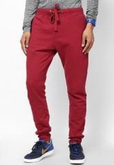 U S Polo Assn Maroon Track Pant men