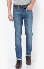 U S Polo Assn Men Lowrise Slim Fit Tapered Washed Denim men