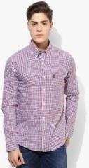 U S Polo Assn Multicoloured Checked Regular Fit Casual Shirt men